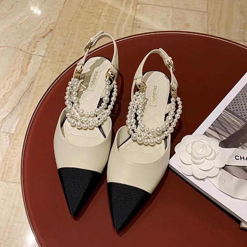 Low Block Heel Pump - Buty damskie PU Square Heels New