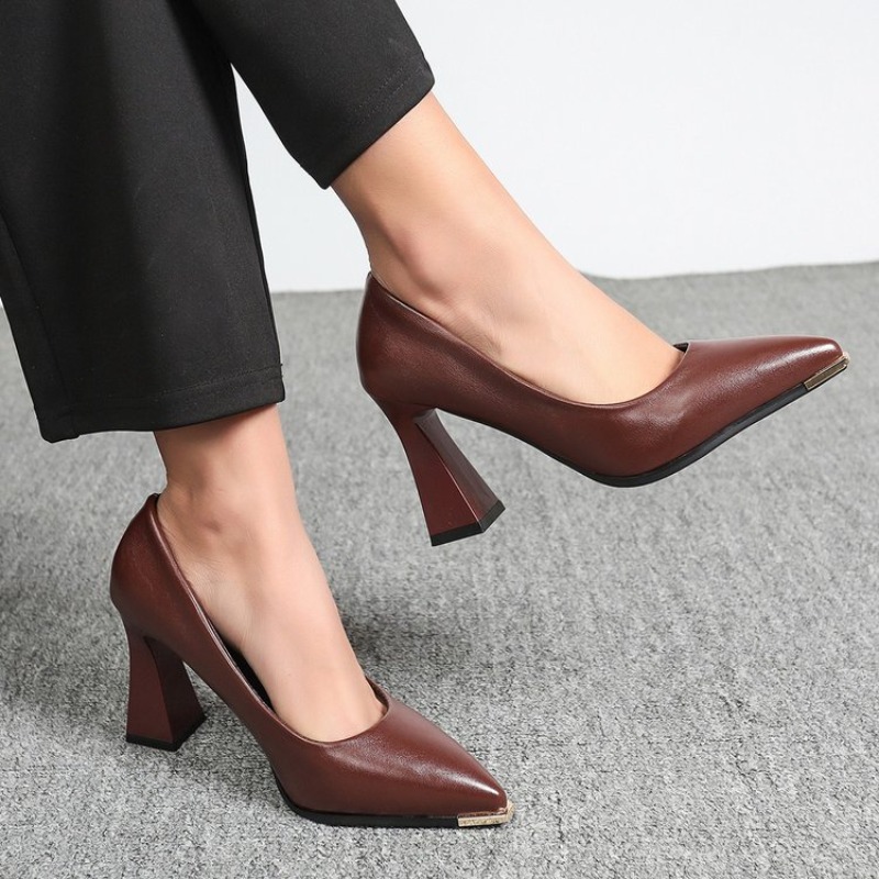 Women'S Shoes Professional - Wiosenne, nowe, szpiczaste, wsuwane, profesjonalne, koreańskie,