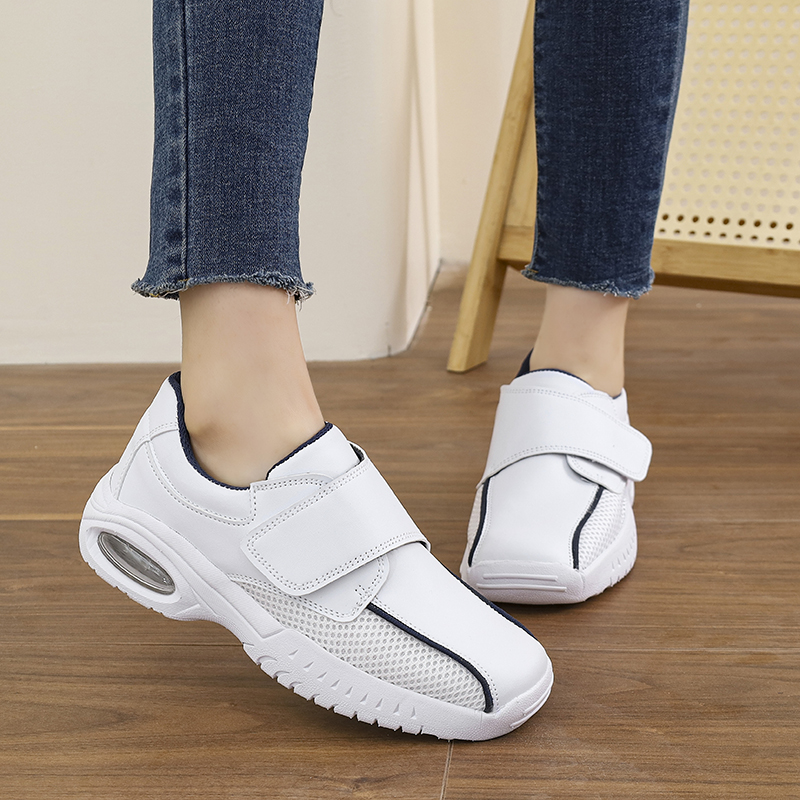 Women'S Shoes Professional - Profesjonalne, czysto białe buty pielęgniarskie damskie