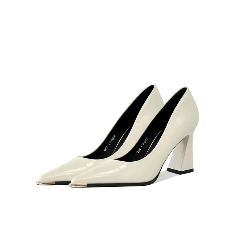 Women'S Shoes Professional - Retro Szpilki z Ostrym Noskiem Damskie