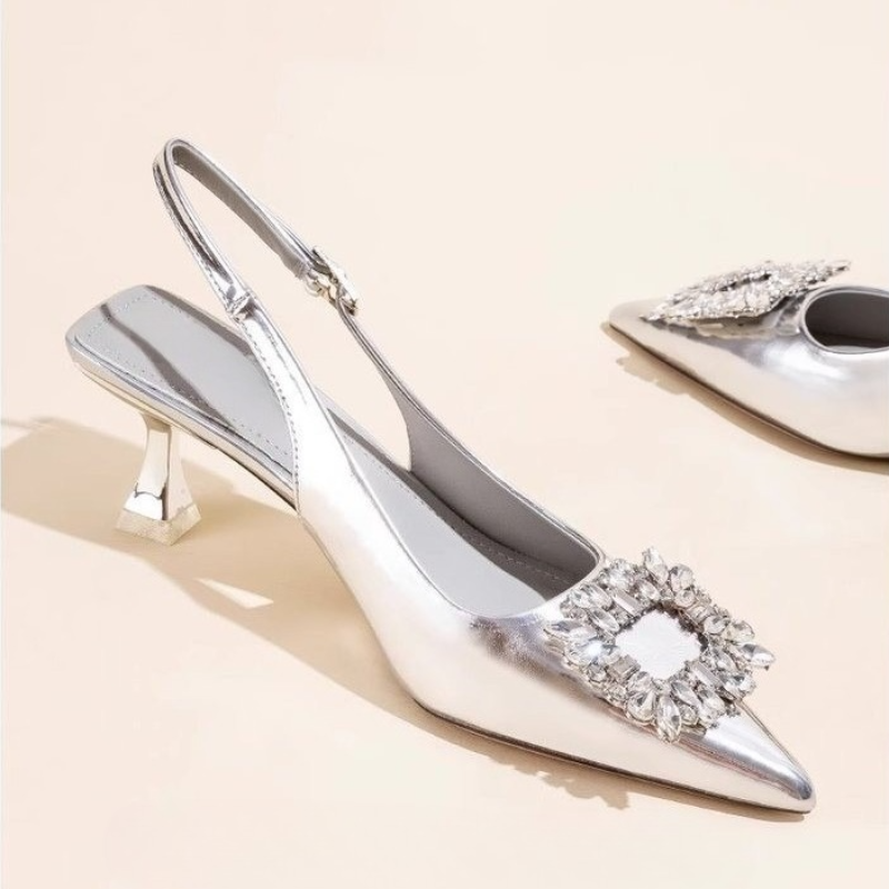 Strappy Heeled Sandals - Letnie damskie sandały Nowe damskie buty