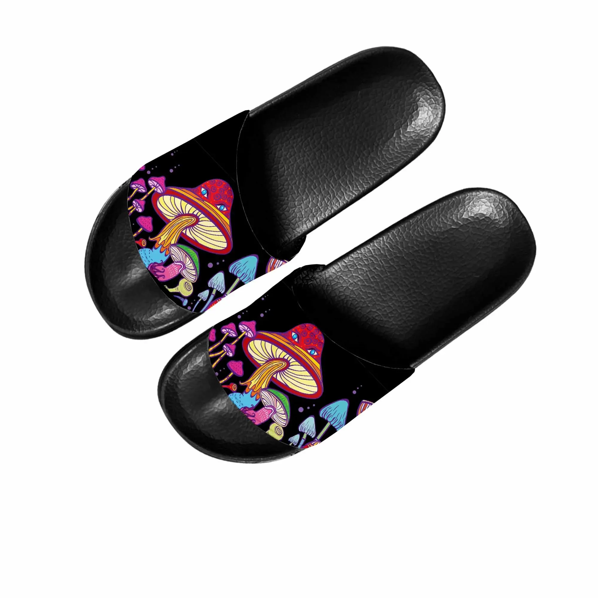 Women Shoes Made In Italy - Psychedeliczne kapcie w kształcie grzybów, idealne