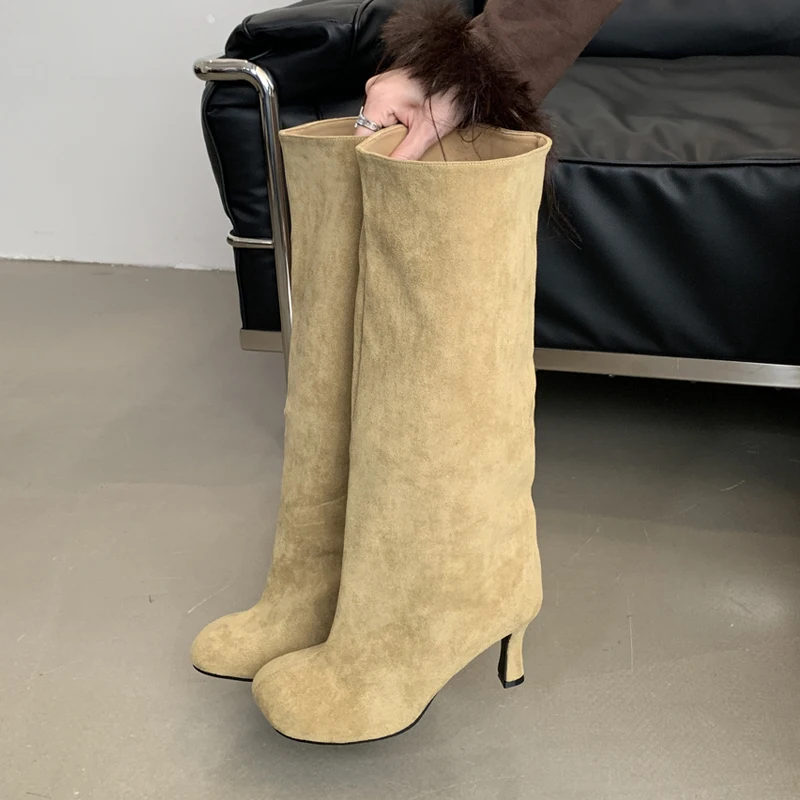 Eilyken Winter Street Style Ro – High Knee Heel Boots recenzja i cena