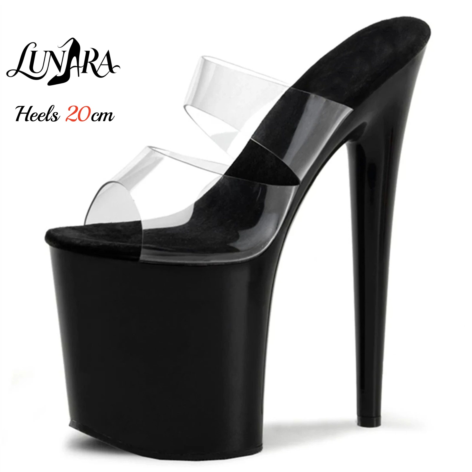 Sandały na platformie 20 cm z  – Strappy Heeled Sandals recenzja i cena