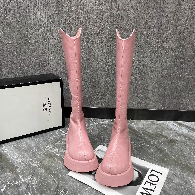 Damskie Nowe Proste Botki na P – High Knee Heel Boots recenzja i cena