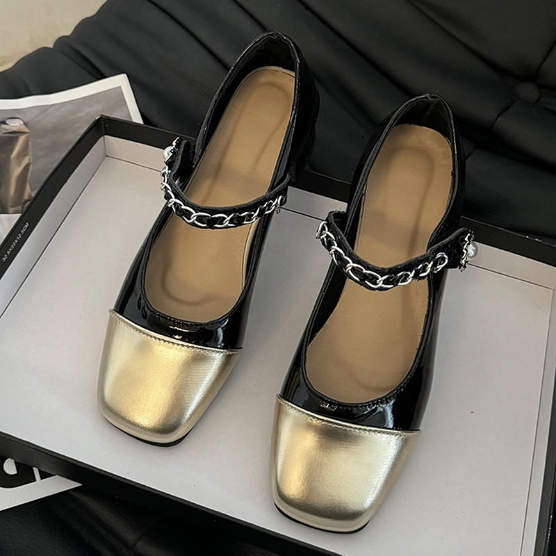 Klapki na grubym obcasie z per – Women Shoes With Heels recenzja i cena