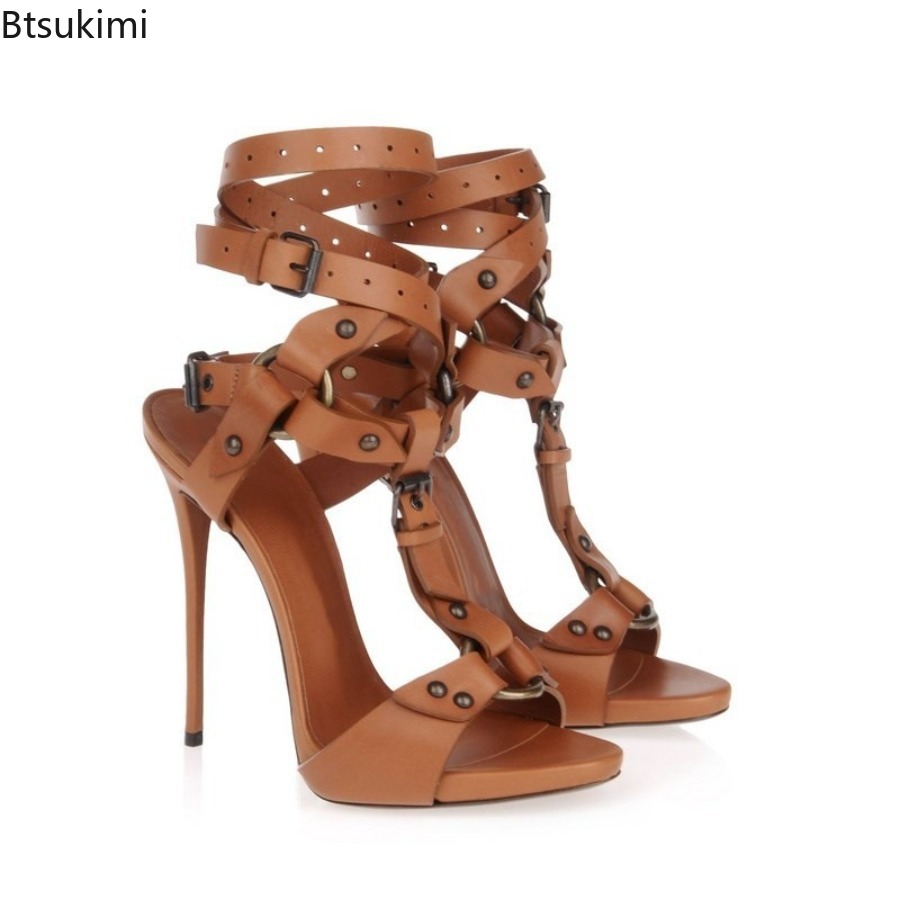 Seksowne sandały gladiatorki z – Strappy Heeled Sandals recenzja i cena