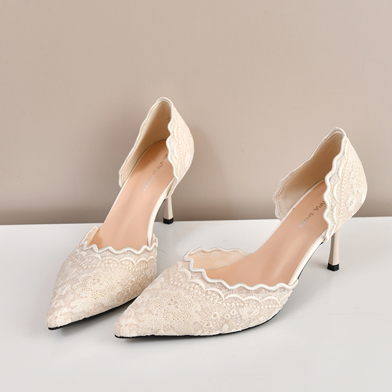 Koronkowe szpilki z ostrym nos – Women Shoes With Heels recenzja i cena