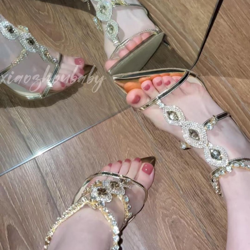 Damskie sandały luksusowe złot – Gold Chain Sandal recenzja i cena