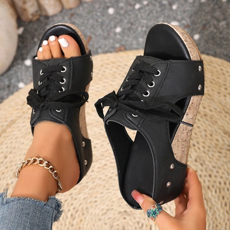 Damskie sandały na koturku z o – Cork Wedge Sandal recenzja i cena