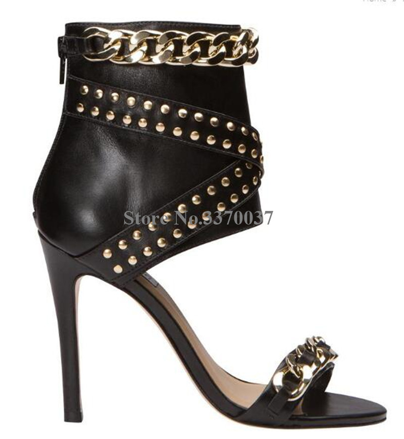 Damskie sandały gladiatorki na – Gold Chain Sandal recenzja i cena
