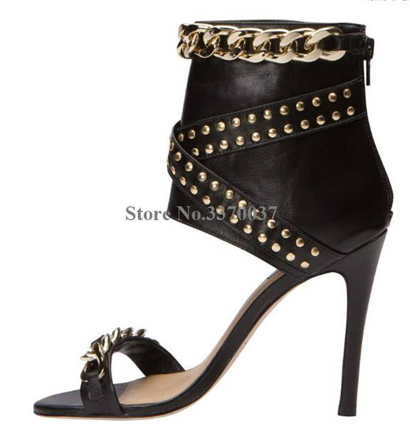 Damskie sandały gladiatorki na – Gold Chain Sandal recenzja i cena