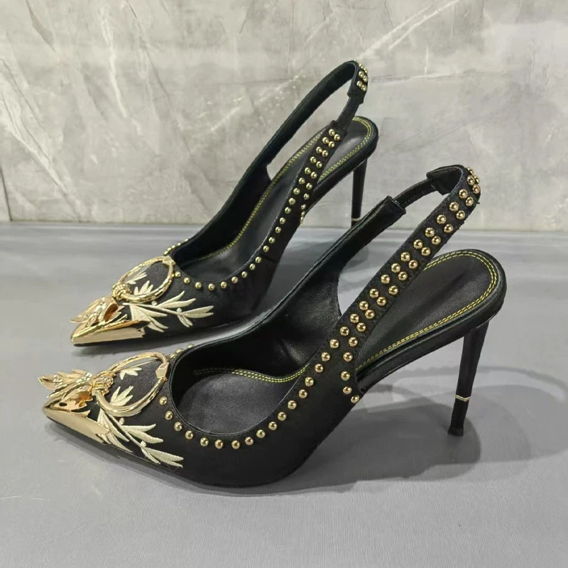 Ciemnozielone haftowane sandał – Gladiator Sandal Women recenzja i cena