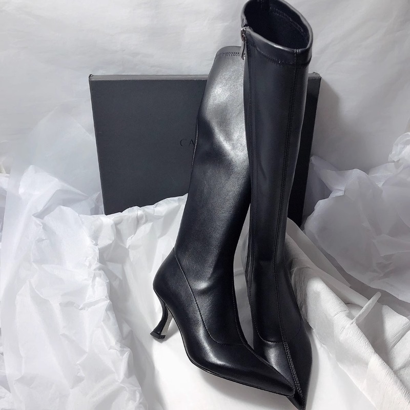 Jesienne, modne botki na szpil – High Knee Heel Boots recenzja i cena