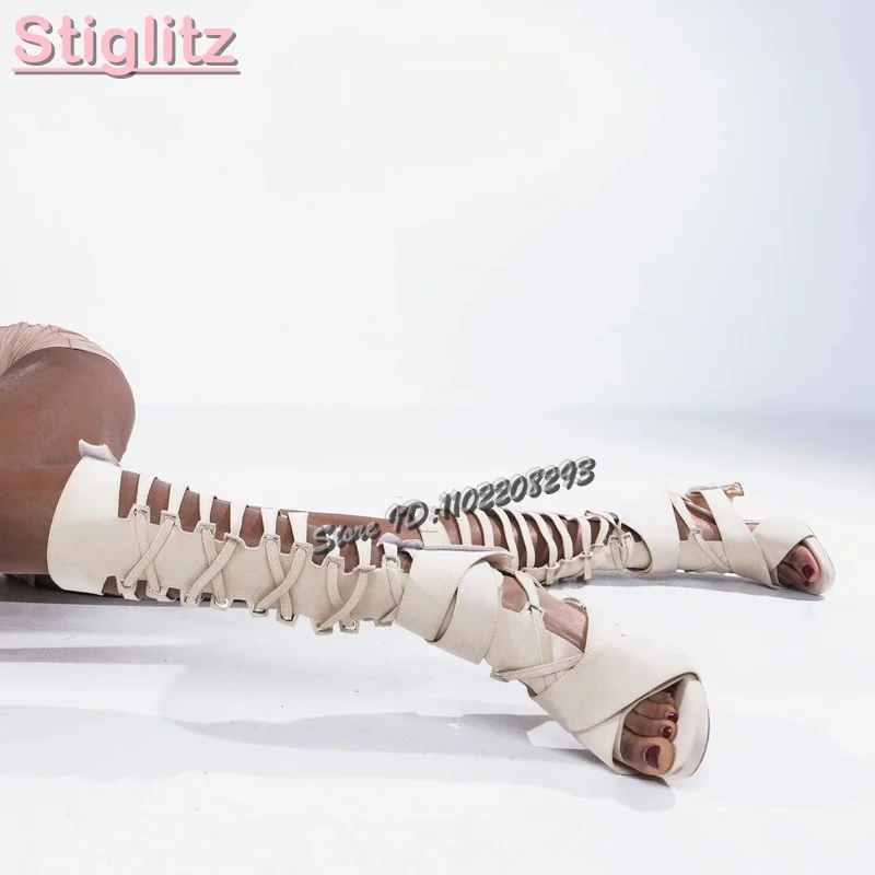 Retro Sandały Rzymianki z Krzy – Strappy Heeled Sandals recenzja i cena