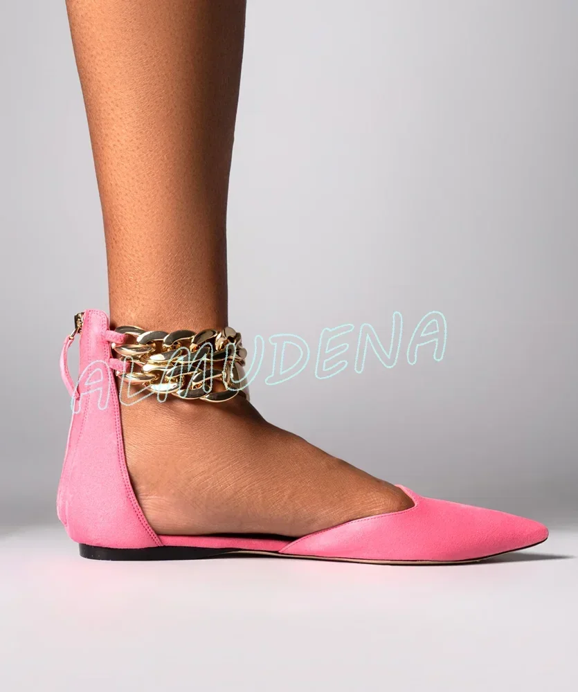 Sandały damskie z płaską podes – Gold Chain Sandal recenzja i cena