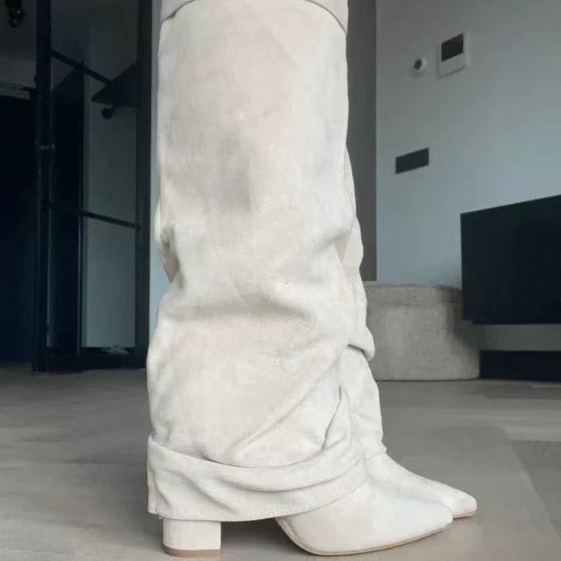 Damskie kozaki za kolano 2026  – High Knee Heel Boots recenzja i cena