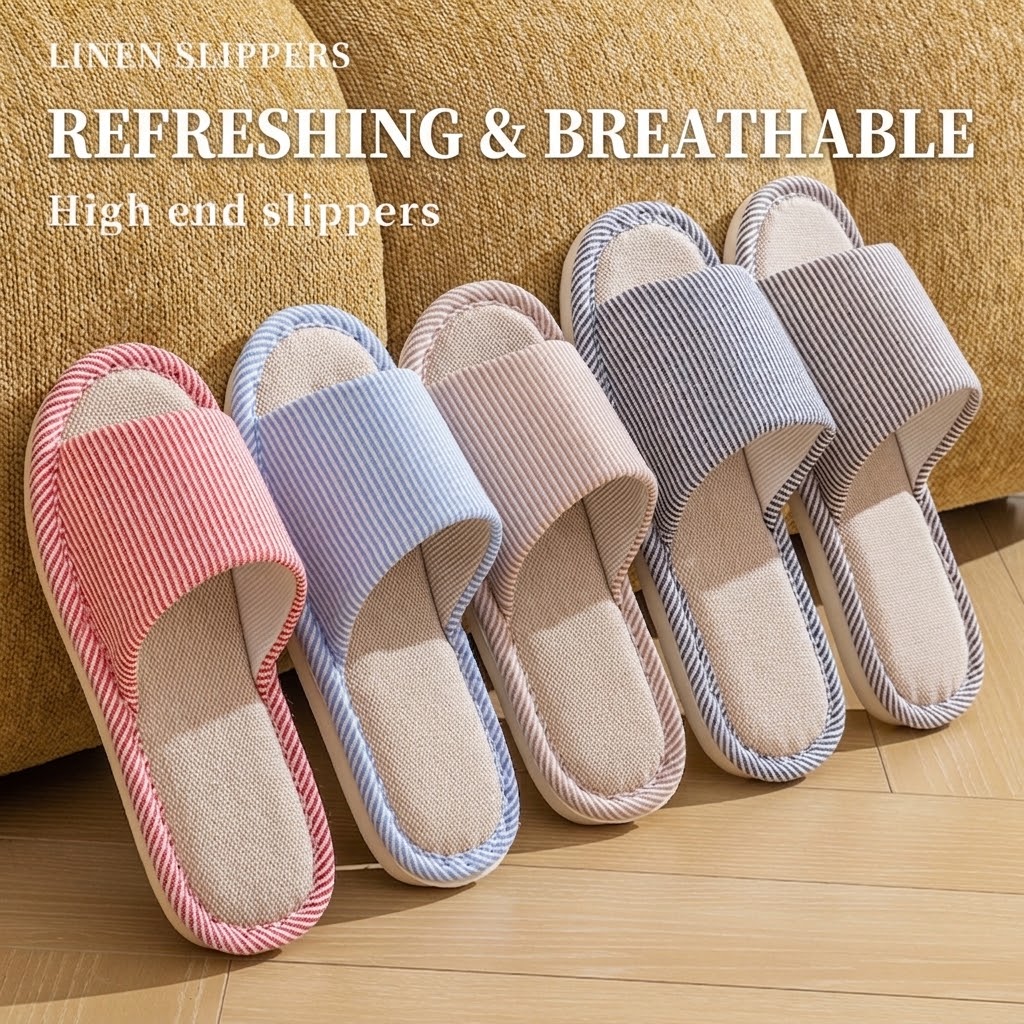 Oddychające lniane kapcie dams – Women Shoes Size To Men recenzja i cena