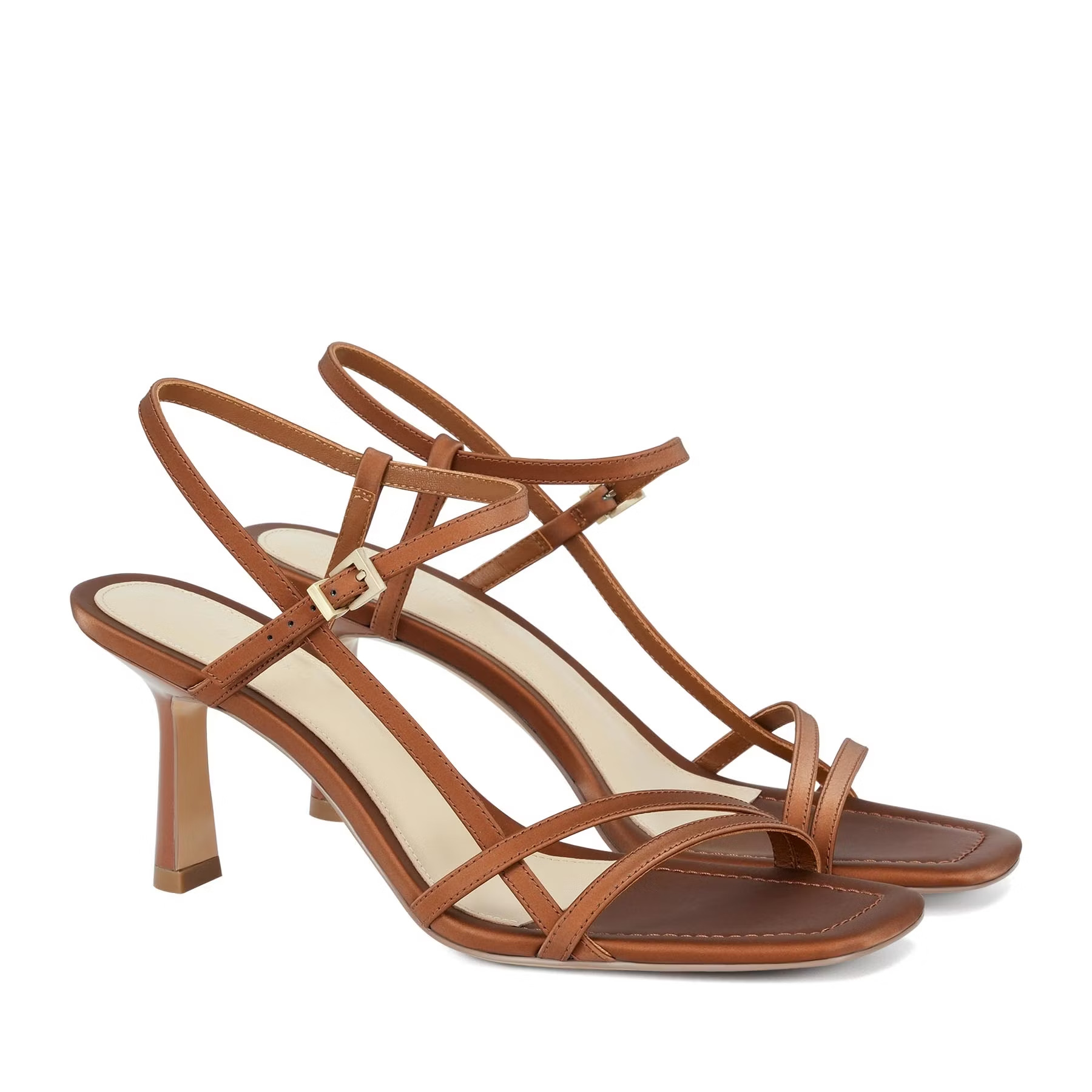QUTAA Modne Szpilki Damskie Le – Strappy Heeled Sandals recenzja i cena